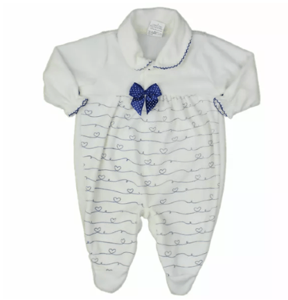 MACACÃO LONGO PLUSH - FEMININO - TAMANHO RN AO G # 2218 - PETUTINHA