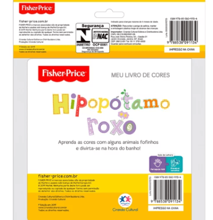 LIVRO PARA BANHO - CORES # 91134 - CIRANDA CULTURAL