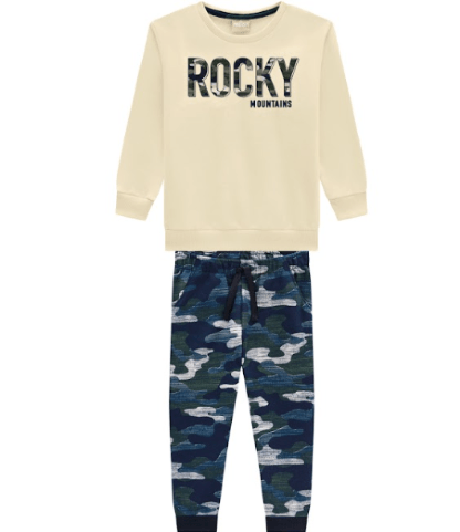 CONJUNTO INFANTIL - MASCULINO - TAMANHO 10 AO 14 # 14738 - MILON