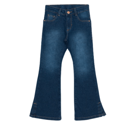 CALÇA JEANS FLARE - FEMININO - TAMANHO 4 AO 8  # 1103025 - CLUBE DO DOCE