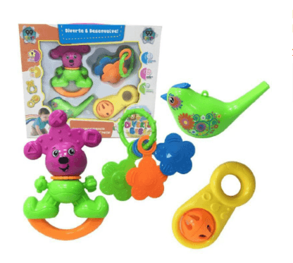 KIT BEBÊ BRINQUEDO EM PLÁSTICO # TOYS-190279 - SATYAM