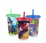 Kit-3-Copos-Decorados-Com-Canudo---300ml---Nb94042
