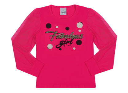 BLUSA INFANTIL - FEMININO - TAMANHO 10 AO 14 # 22215 - ANGERÔ