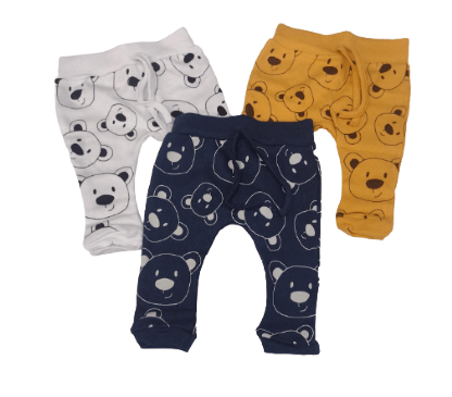 KIT CULOTE SARUEL SEM PÉ - 3 UNIDADES - TAMANHO RN AO G # 4107N - KORTE REKORTE