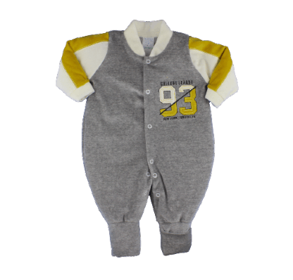 MACACÃO LONGO PLUSH - MASCULINO - TAMANHO RN AO G # 2212 - PETUTINHA