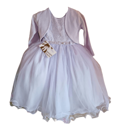 VESTIDO DE FESTA COM BOLERO - TAMANHO 1 AO 3 # 2303 - MENINA BONITA
