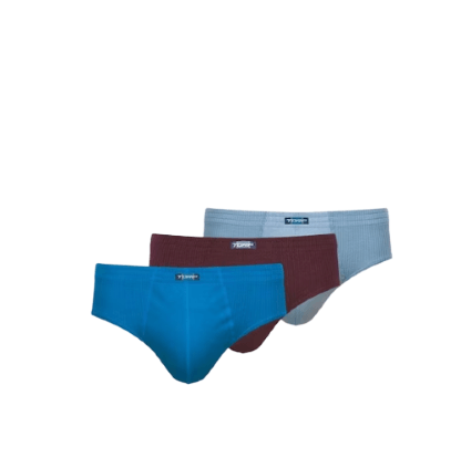 CUECA SLIP - COM 3 UNIDADES - TAMANHO P AO EG # 7006 - TORP