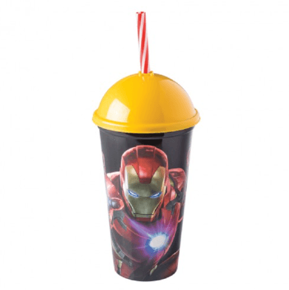 COPO SHAKE - HOMEM DE FERRO - 500ML # 8637 - PLASUTIL