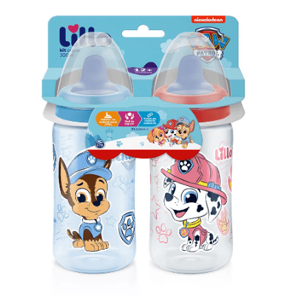 KIT PACK 2 COPOS - PATRULHA CANINA - 300ML # 636522 - LILLO