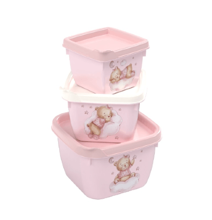KIT 3 POTES CONECT # 13459 - PLASUTIL