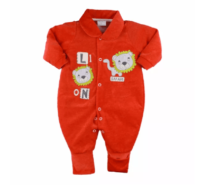 MACACÃO LONGO PLUSH - MASCULINO - TAMANHO RN AO G # 2267 - PETUTINHA