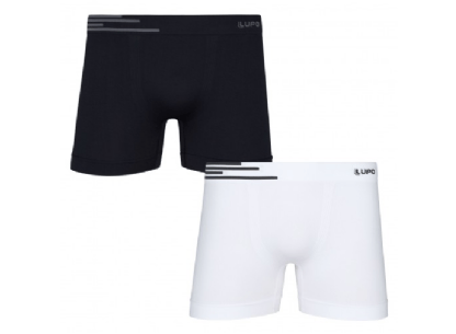 KIT CUECA BOXER - 2 UNIDADES - TAMANHO P AO GG # 00436-088 - LUPO