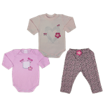 Kit-2-Body-Manga-Longa---Culote----Feminino----Tamanho-P-Ao-Eg---8349