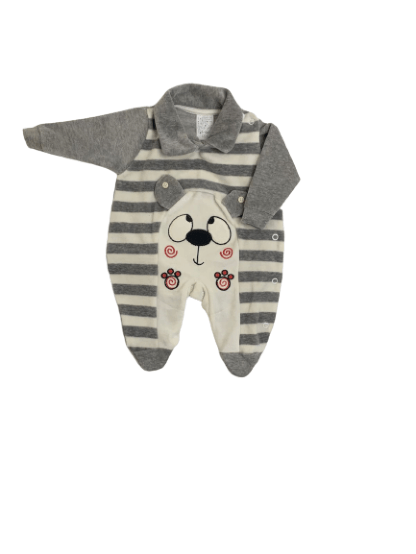 MACACÃO LONGO PLUSH - MASCULINO - TAMANHO RN AO G # 2213 - PETUTINHA