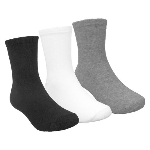KIT MEIA LISA - CANO ALTO - 3 PARES - TAMANHO 31 A 34 - PIMPOLHO