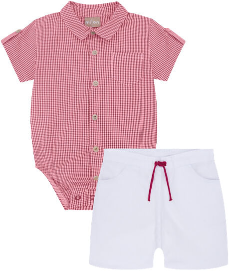 CONJUNTO MASCULINO - TAMANHO P AO GG # 15047 - MILON