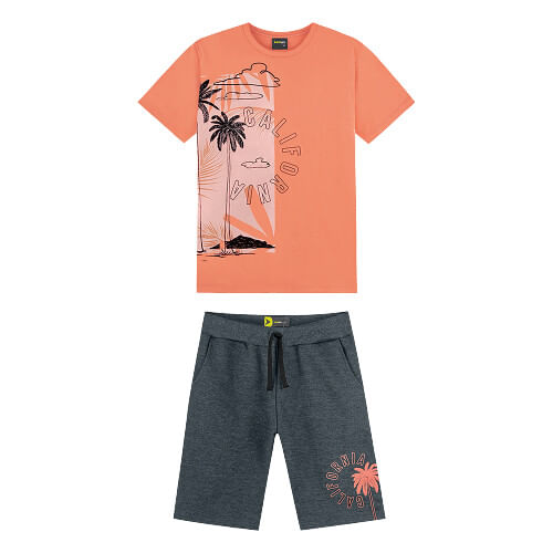 CONJUNTO MASCULINO  - TAMANHO 10 AO 18 # 81662 - LEMON