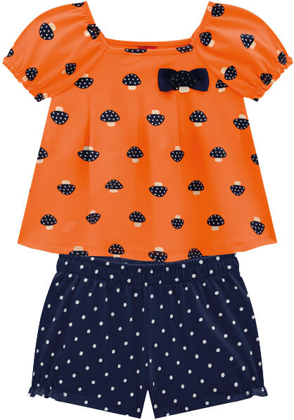 CONJUNTO FEMININO - TAMANHO 4 AO 8 # 112042 - KYLY