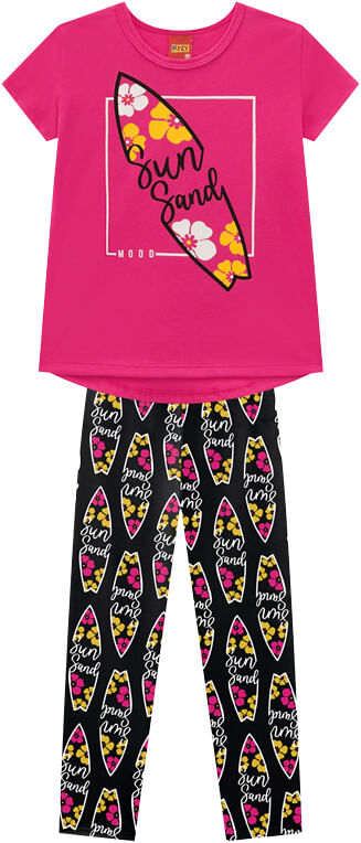 CONJUNTO FEMININO - TAMANHO 10 AO 16 # 112108 - KYLY