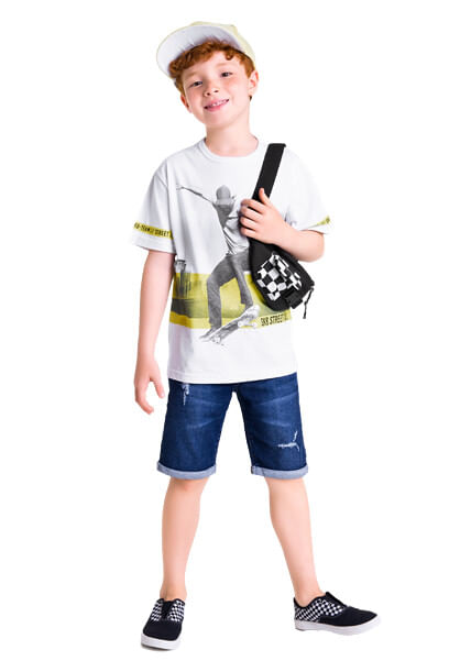 CAMISETA - MASCULINO - TAMANHO 10 AO 16 # 112186 - KYLY