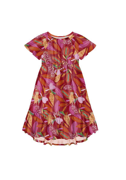 VESTIDO FEMININO - TAMANHO 4 AO 10 # 39943 - LUNENDER ALAKAZOO