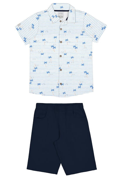 CONJUNTO INFANTIL - MASCULINO - TAMANHO 4 AO 10 # 39743 - LUNENDER ALAKAZOO
