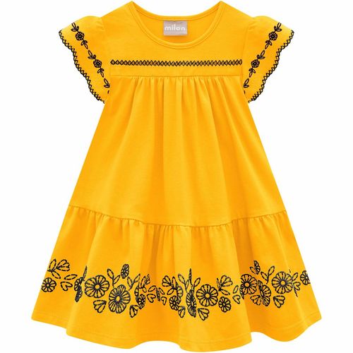 VESTIDO INFANTIL - FEMININO - TAMANHO P AO G # 14932 - MILON