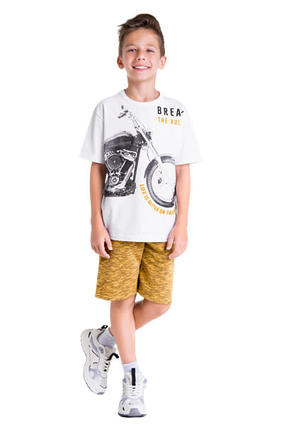 CONJUNTO INFANTIL - MASCULINO - TAMANHO 4 AO 8 #112205 - KYLY