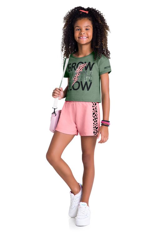 CONJUNTO INFANTIL - FEMININO - TAMANHO 4 AO 8 # 112112 - KYLY