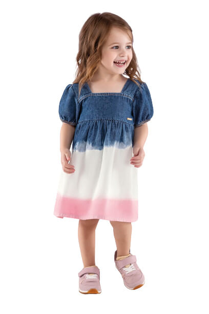 VESTIDO INFANTIL - FEMININO - TAMANHO 4 AO 8 # 73068 - COLORITTÁ