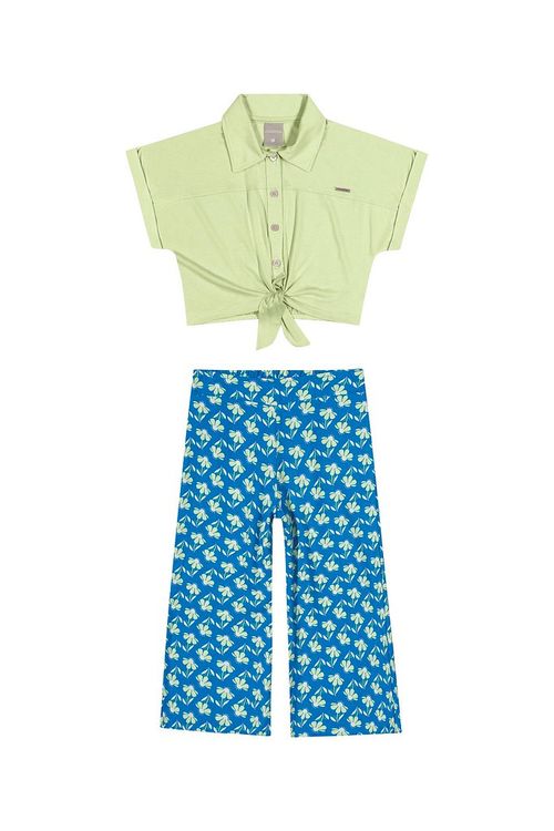 CONJUNTO INFANTIL - FEMININO - TAMANHO 10 AO 14 # 75045 - COLORITTÁ