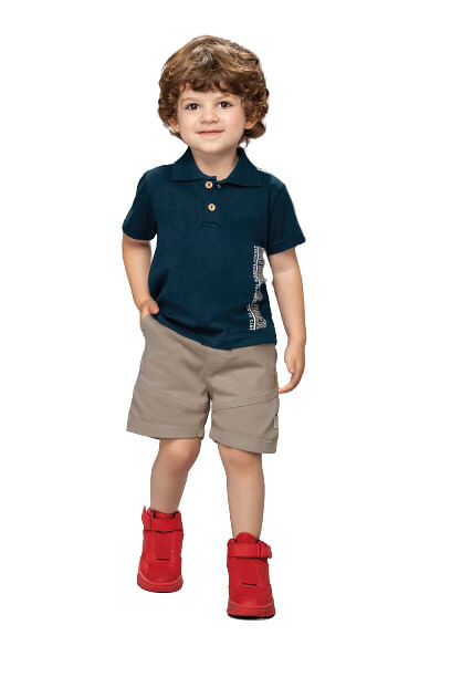 CONJUNTO INFANTIL - MASCULINO - TAMANHO 4 AO 8 # 72043 - COLORITTÁ