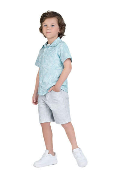 CONJUNTO INFANTIL - MASCULINO - TAMANHO 4 AO 8 # 15120 - MILON