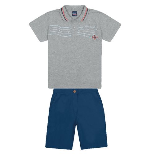 CONJUNTO INFANTIL -  MASCULINO - TAMANHO 4 AO 10 #11202 - KIKO &  KIKA