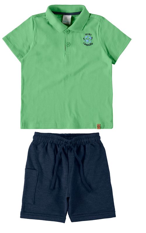 CONJUNTO INFANTIL- MASCULINO - TAMANHO 4 AO 8 # 1000109407 - MALWEE