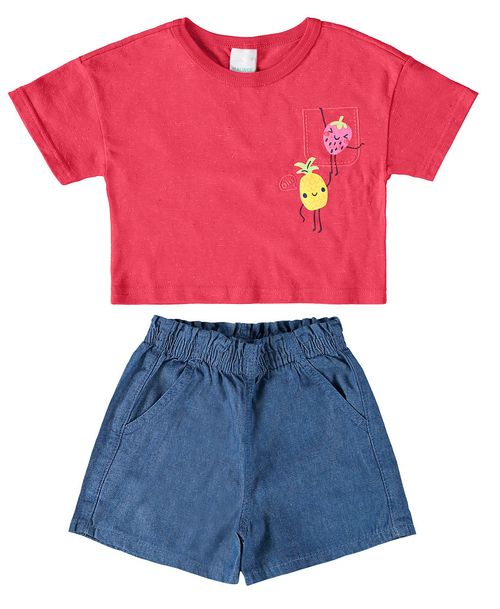 CONJUNTO INFANTIL - FEMININO - TAMANHO 4 AO 8 # 1000112609 - MALWEE