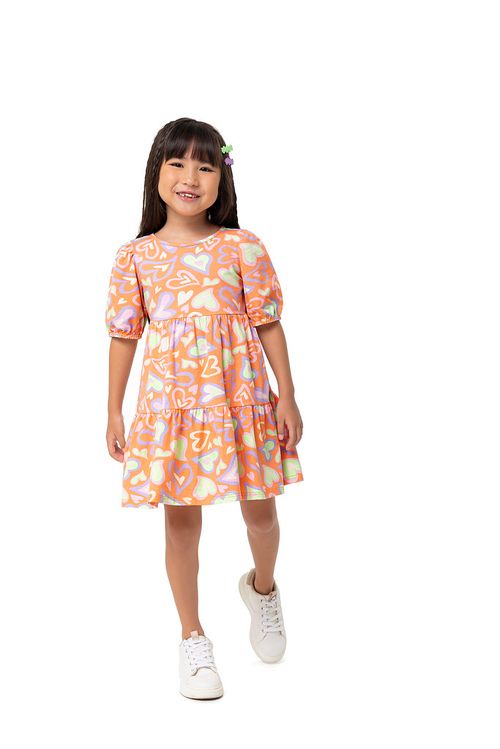 VESTIDO INFANTIL - FEMININO - TAMANHO 4 AO 8 # 1000109186 - MALWEE