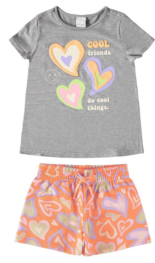 CONJUNTO INFANTIL - FEMININO - TAMANHO 4 AO 8 # 1000109434 - MALWEE