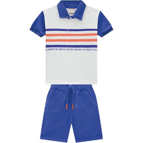 CONJUNTO INFANTIL - MASCULINO - TAMANHO  4 AO 8 # 15081 - MILON