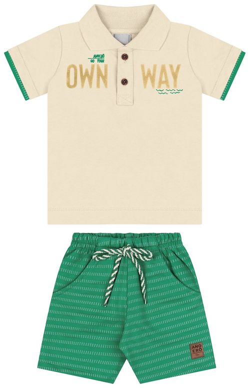 CONJUNTO INFANTIL - MASCULINO - TAMANHO P AO G # 28489 - ANGERÔ