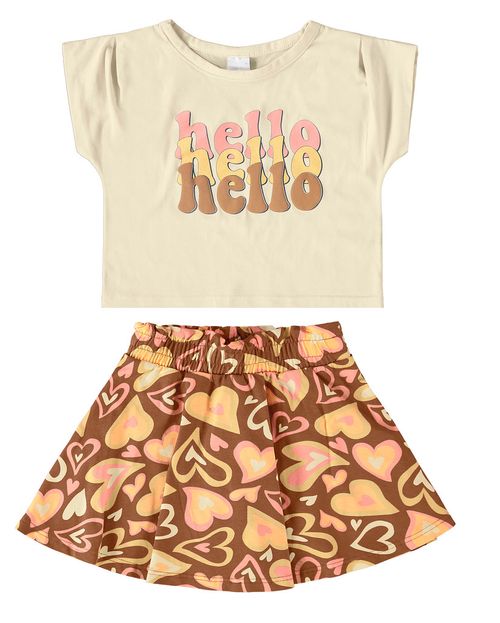 CONJUNTO INFANTIL - FEMININO - TAMANHO 4 AO 8 # 1000109443 - MALWEE