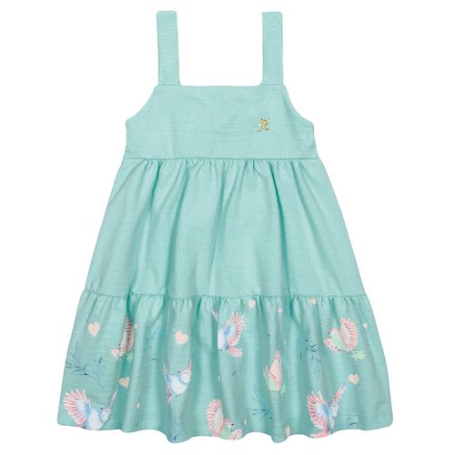 VESTIDO INFANTIL - FEMININO - TAMANHO 2 AO 3 # 11035 - KIKO E KIKA