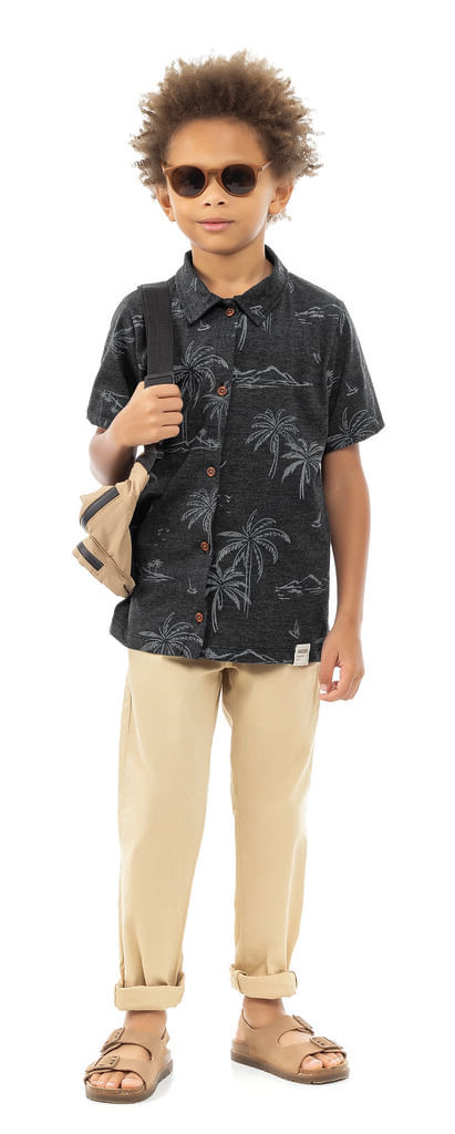 CAMISA INFANTIL - MASCULINO - TAMANHO 4 AO 8 # 21370 - ANGERÔ
