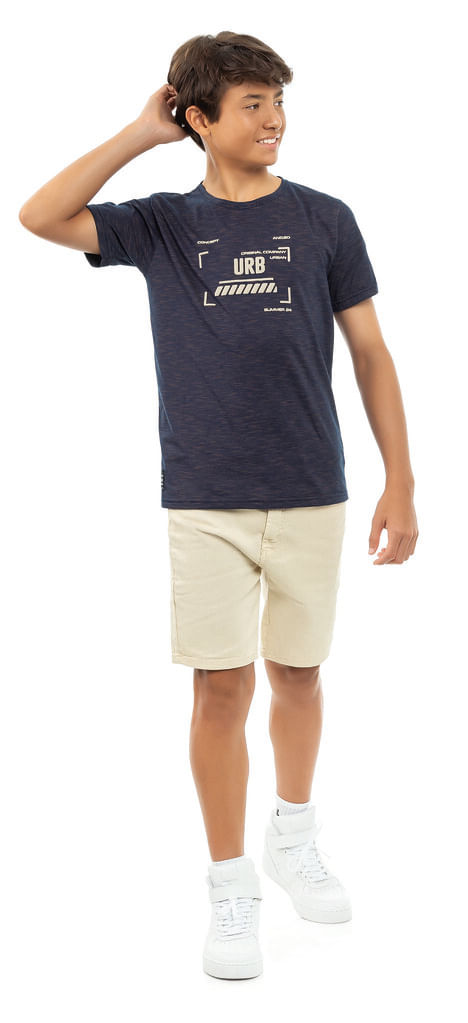 CAMISETA JUVENIL - MASCULINO - TAMANHO 12 AO 18 # 25179 - ANGERÔ