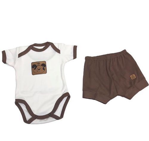 CONJUNTO BODY + SHORTS - TAMANHO P AO G # 723177 - BABY BEST