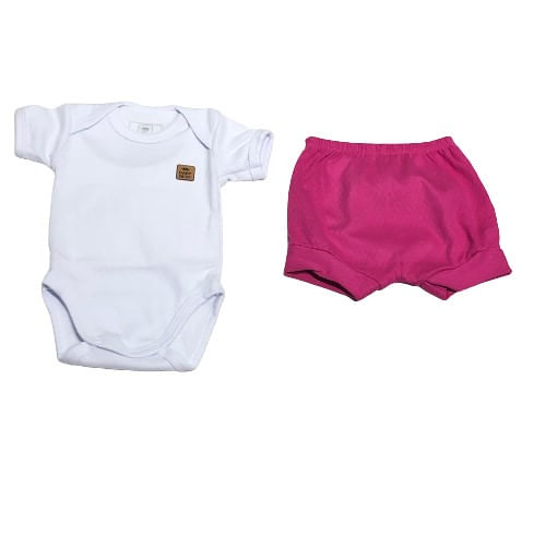 CONJUNTO BODY + SHORTS - TAMANHO P AO G # 722199 - BABY BEST