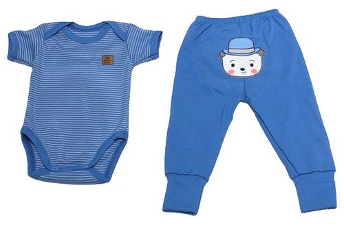 CONJUNTO BODY MANGA CURTA + CALÇA - TAMANHO P AO G # 621212 - BABY BEST