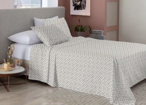 JOGO DE CAMA CASAL - ESSENCIAL NEO ESTAMPADO - 4 PEÇAS # 1.01874.01 - CAMESA
