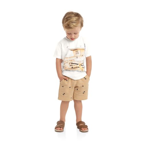 CONJUNTO INFANTIL - MASCULINO - TAMANHO 4 AO 8 # 15457 - MILON