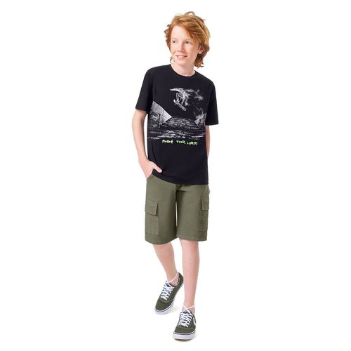 CAMISETA JUVENIL - MASCULINO - TAMANHO 10 AO 16 # 81704 - LEMON